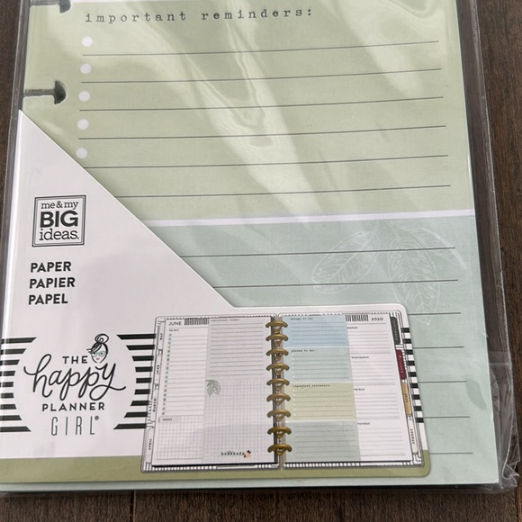 ME & MY BIG IDEAS Happy Planner Homebody Paper Bundle, Skinny Planner Sheets - Picture 3 of 6